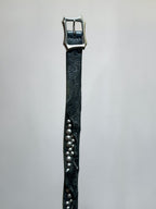 KMRii 'Grand Cross' Studded Leather Belt