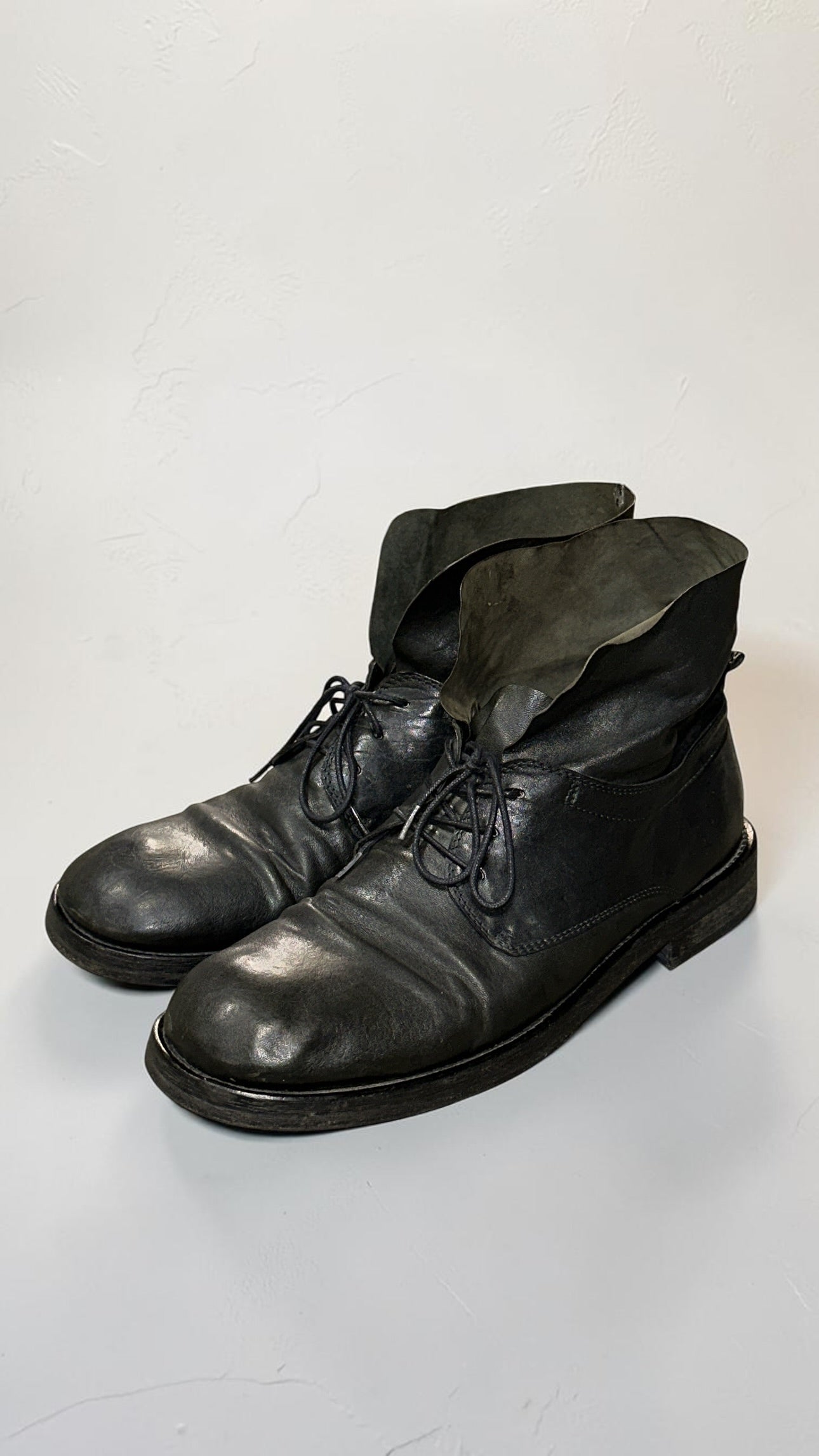 Ann Demeulemeester Slouchy Lace Up Boot