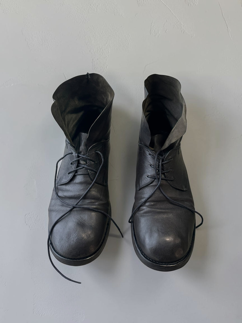 Ann Demeulemeester Slouchy Lace Up Boot