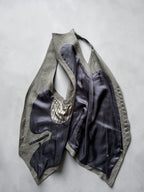 If Six Was NineEscargot Slip Vest Green sage Asymmetric Gilet