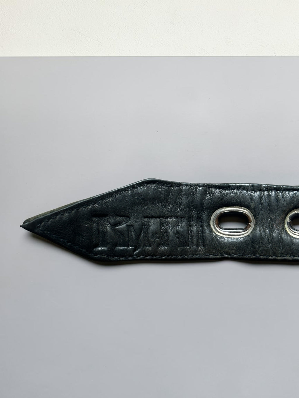 KMRii 'Grand Cross' Studded Leather Belt