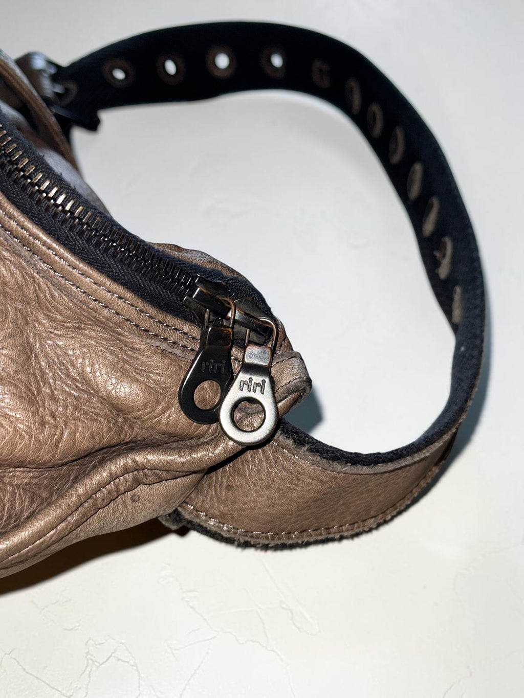 ZER Distressed Leather Utility Bag