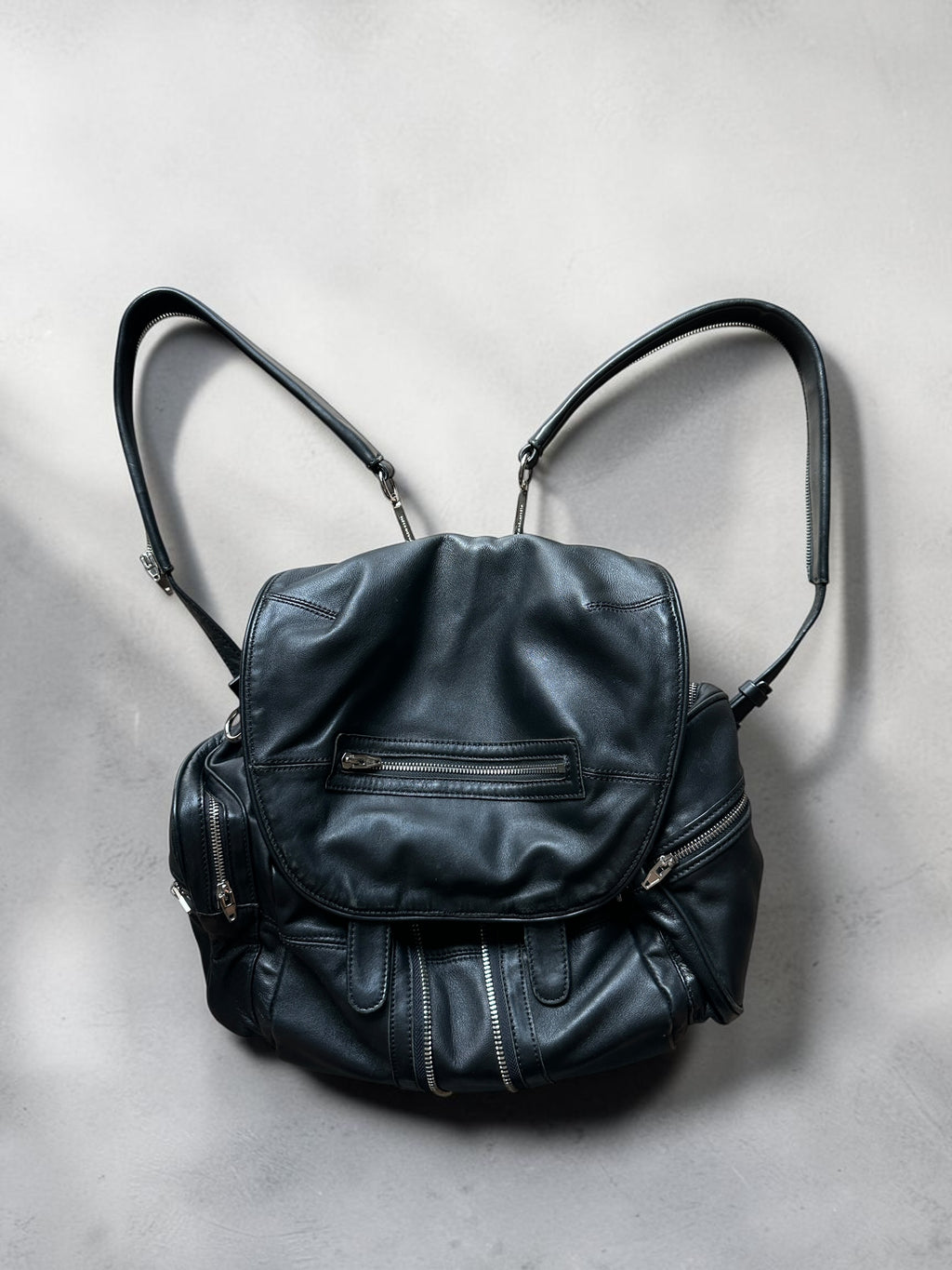 Alexander Wang 'Marti' Multi-Zip Backpack (Black)