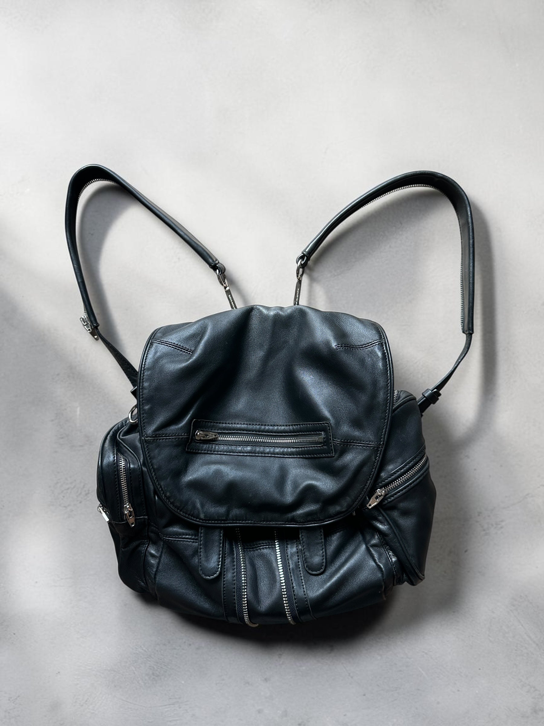 Alexander Wang 'Marti' Multi-Zip Backpack (Black)