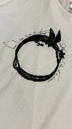 Ann Demeulemeester 2010s Ouroboros Graphic Tee