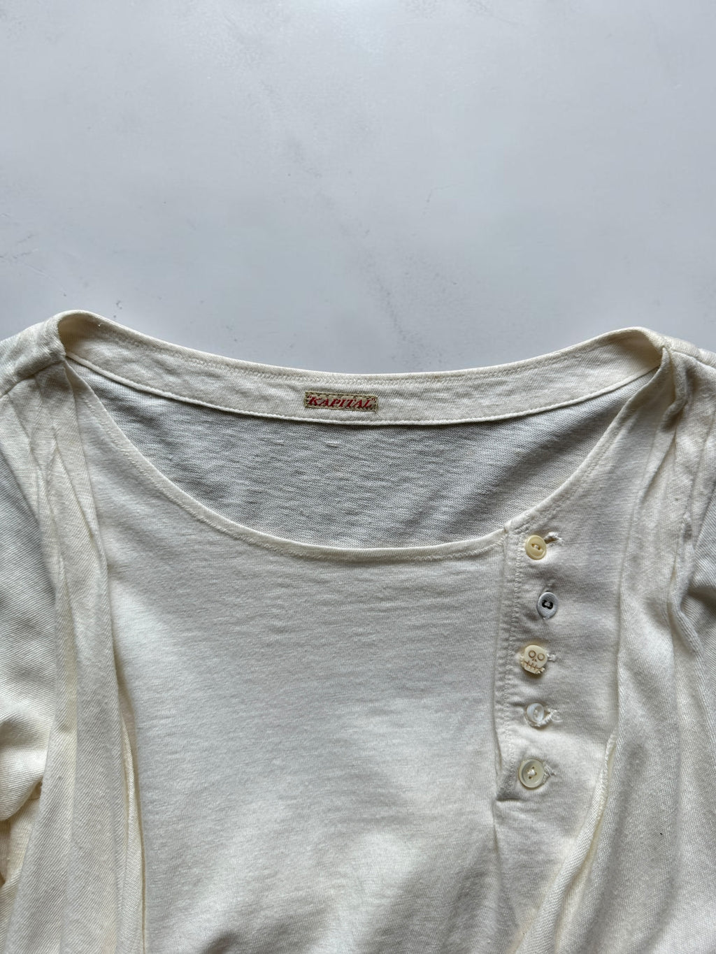 Kapital Asymmetry long sleeve top