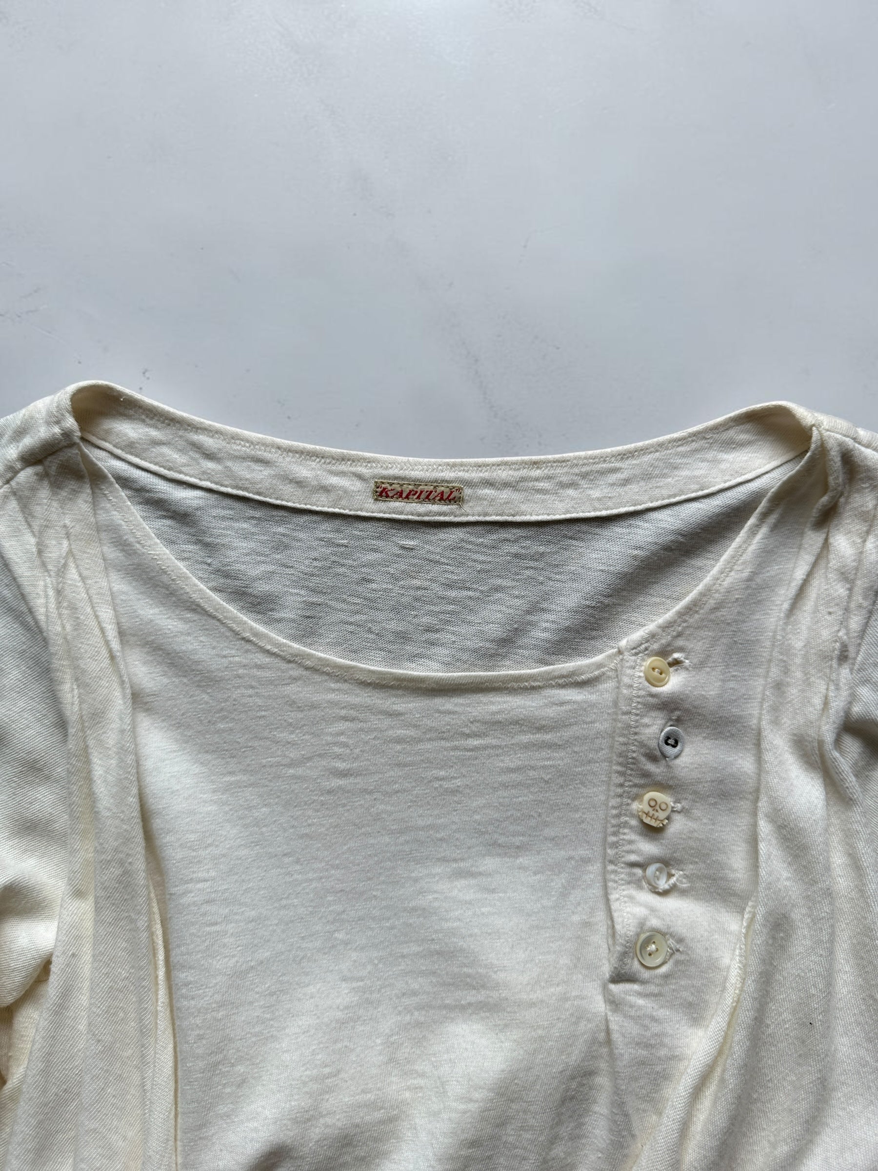 Kapital Asymmetry long sleeve top