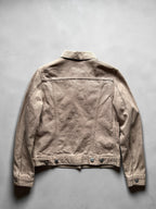 00s Helmut Lang Raw Silk Denim Jacket