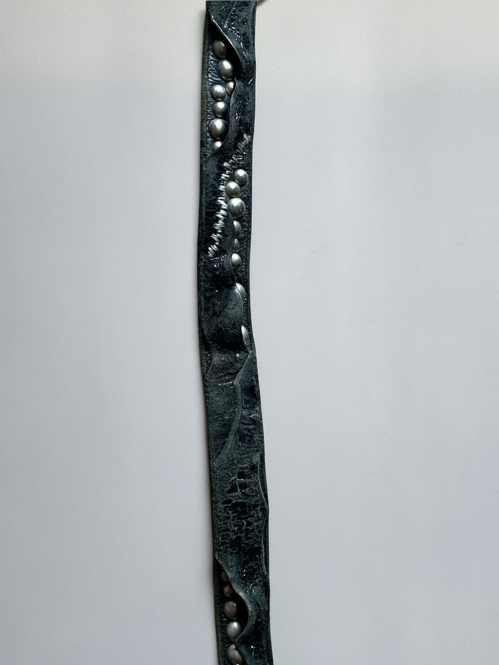 KMRii 'Grand Cross' Studded Leather Belt