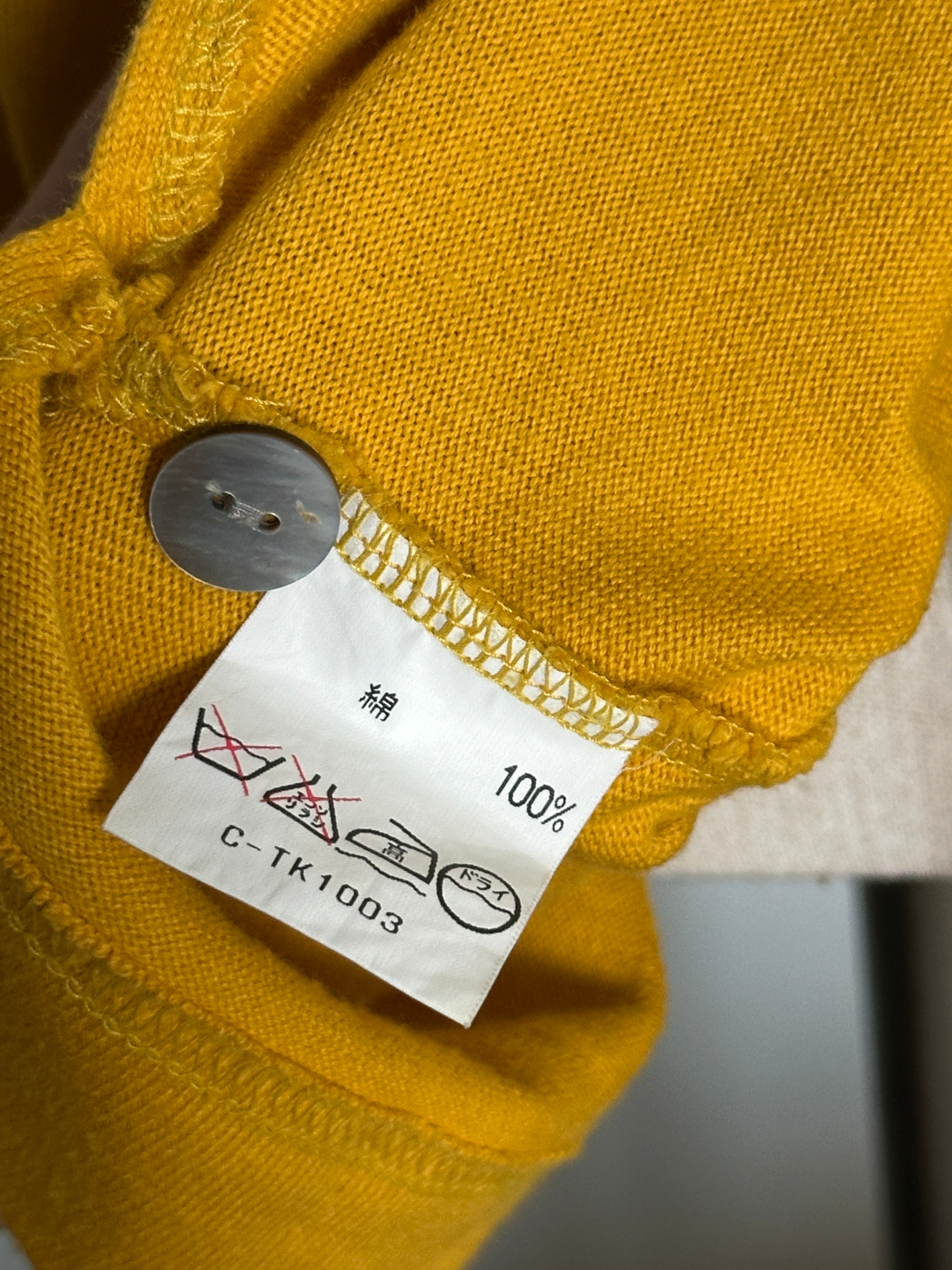 90s Dries Van Noten Mustard Yellow Oversized Fluid Shirt