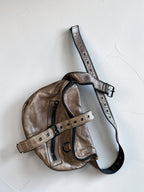 ZER Distressed Leather Utility Bag