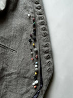 If Six Was NineEscargot Slip Vest Green sage Asymmetric Gilet