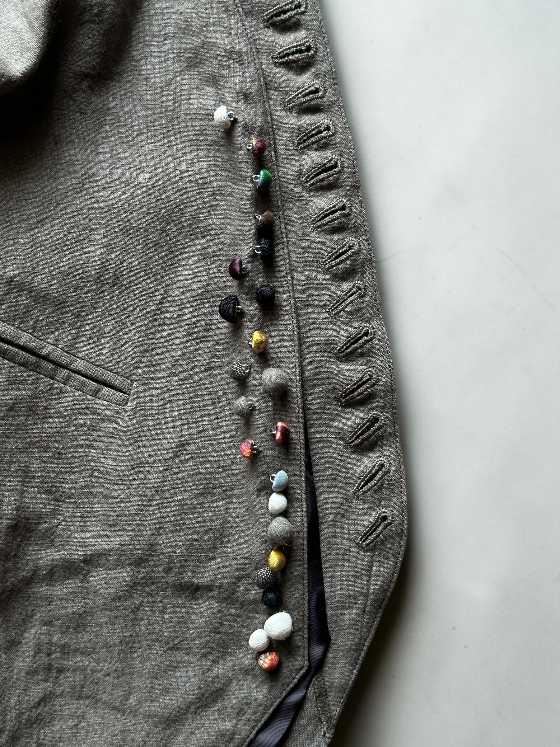 If Six Was NineEscargot Slip Vest Green sage Asymmetric Gilet