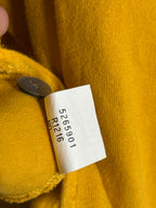 90s Dries Van Noten Mustard Yellow Oversized Fluid Shirt