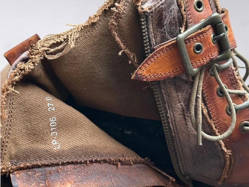 LAPHROAIG Distressed Leather Boots