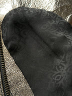 IF SIX WAS NINE Escargot Slip Vest Metallic Silver Asymmetric Gilet