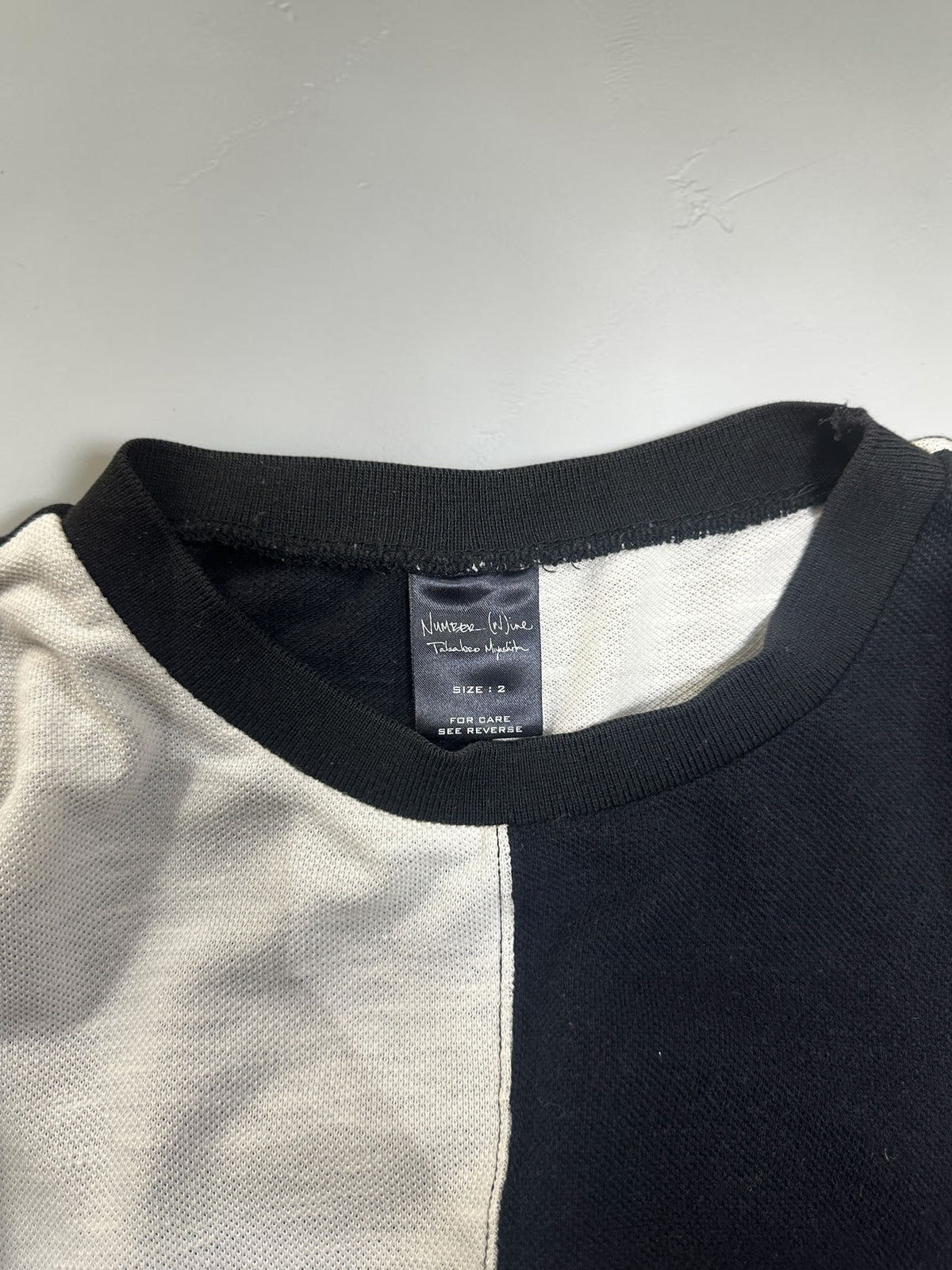 Numbernine SS04 “Dream Baby Dream” long sleeve