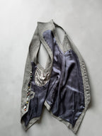 If Six Was NineEscargot Slip Vest Green sage Asymmetric Gilet
