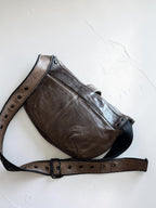 ZER Distressed Leather Utility Bag