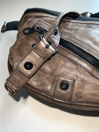 ZER Distressed Leather Utility Bag