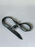 KMRii 'Grand Cross' Studded Leather Belt