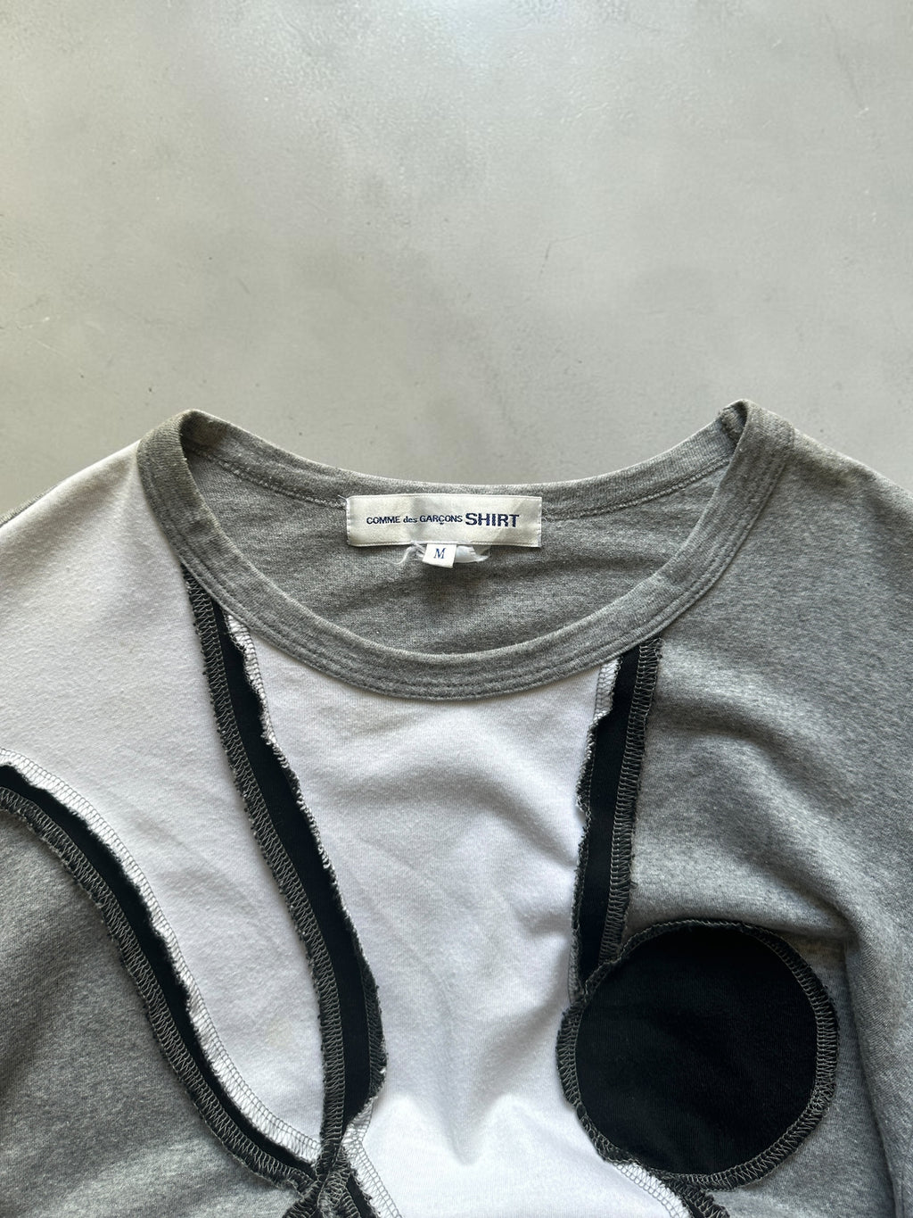 COMME des GARÇONS SHIRT 00s Reconstructed T-shirt