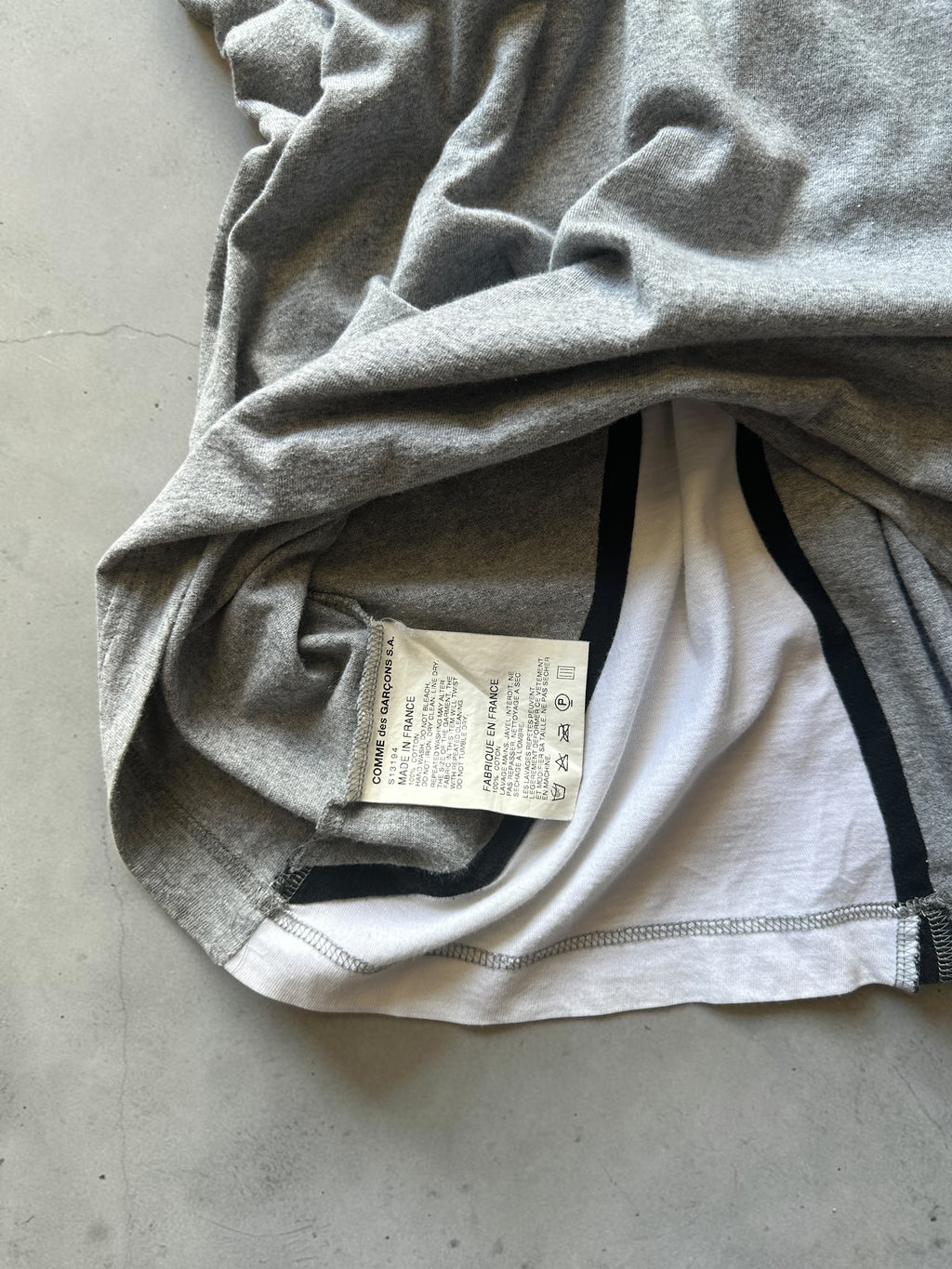 COMME des GARÇONS SHIRT 00s Reconstructed T-shirt